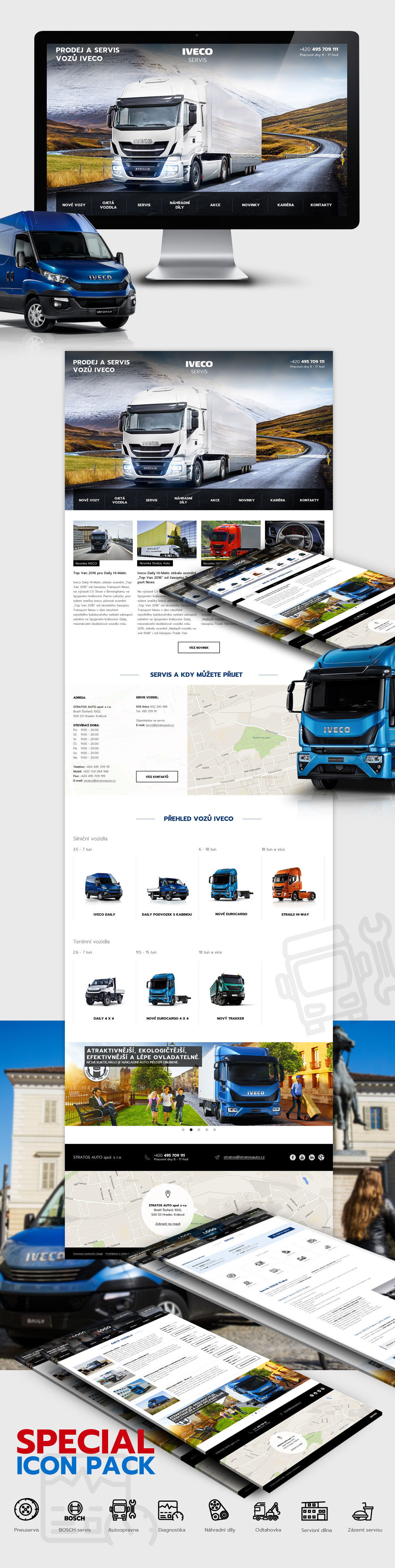 Iveco servis - webová rezentace pro autorizované dealery a servisy vozů Iveco Iveco servis - webová rezentace pro autorizované dealery a servisy vozů Iveco